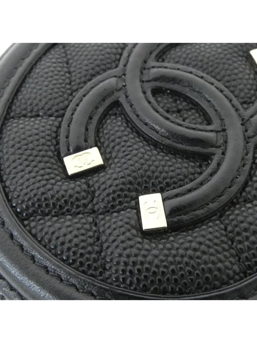 Chanel Coin Case Coin Purse Black